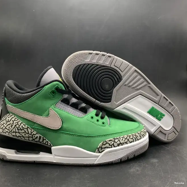 Cheap TBK Tinker Jordan 3 Ducks PE Oregon shoes Retro 867493 AJ3 Air 0607